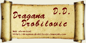Dragana Drobilović vizit kartica